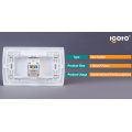 Igoto American Standard Internet Data Power Wall Socket RJ45 para Conector de Rede